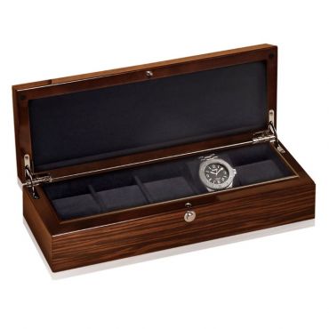 Caja de madera para relojes- Estuche de madera para 5 relojes