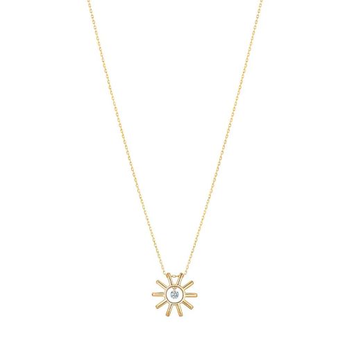 La Brune et la Blonde necklace mini soleil 0.07 carats