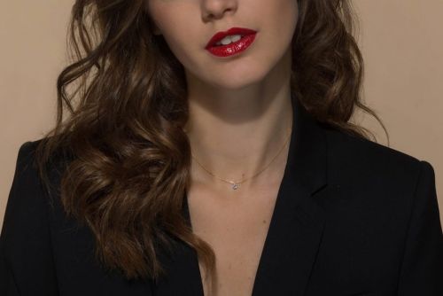 La Brune & La Blonde rose gold 360º necklace diamond