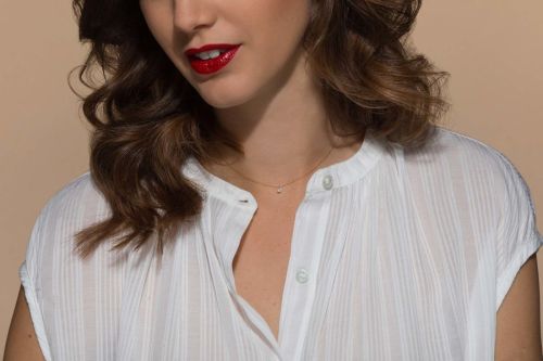 La Brune & La Blonde 360º necklace 0.15 carat heart diamond
