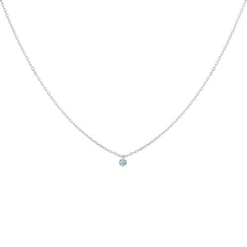 La Brune & La Blonde necklace 360º diamond 0.07 carats