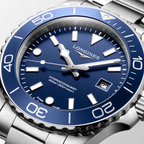 Longines HydroConquest Cuarzo 42 mm Esfera Azul L3.769.4.96.6