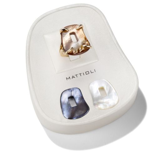Mattioli Puzzle Kit rose gold ring MAN054R012
