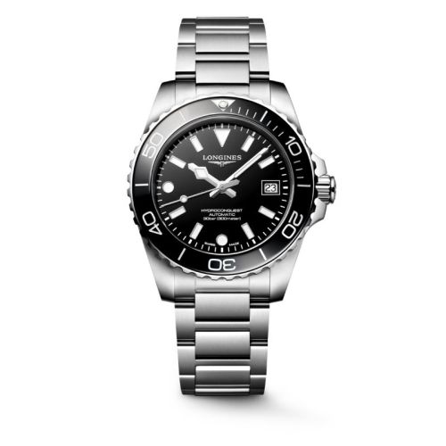 Longines Hydroconquest Auto 39 mm Negro L3.779.4.56.6