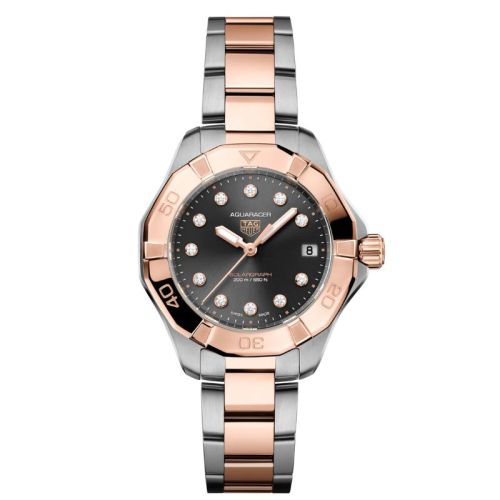 TAG Heuer Aquaracer Solargraph Diamantes Oro Rosa WBP1324.BB0005