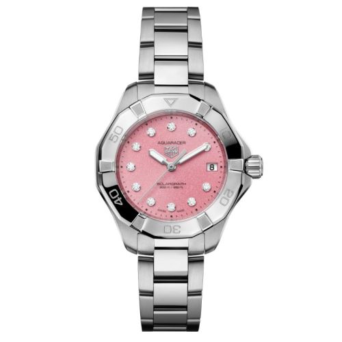 TAG Heuer Aquaracer Solargraph Rosa Diamantes 34mm WBP1318.BA0005