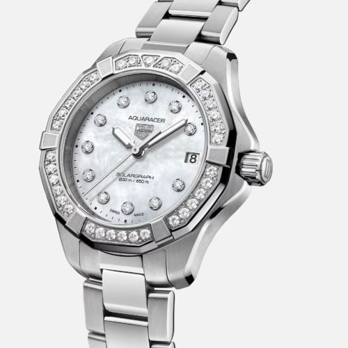 TAG Heuer Aquaracer Solargraph Diamantes 34mm WBP1314.BA0005