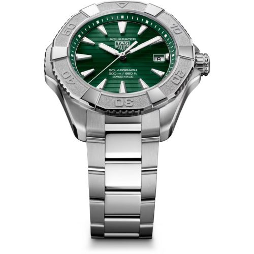 TAG Heuer Aquaracer 200 Solargraph 40 mm Verde WBP1118.BA0047