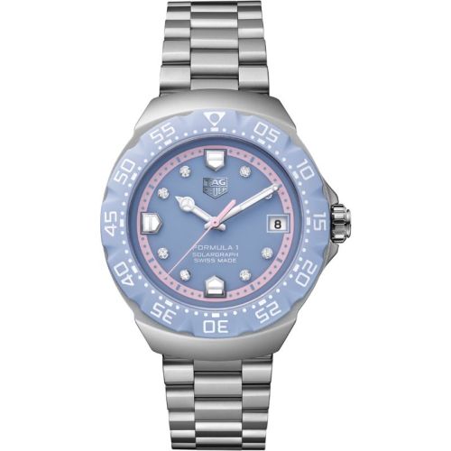 TAG Heuer Formula 1 Solargraph Limited Edition 38 mm Azul Diamantes WBY111C.BA0042