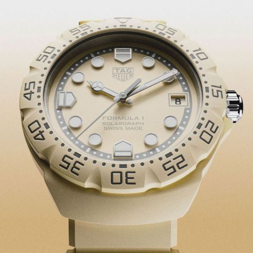 TAG Heuer Formula 1 Solargraph 38 mm Edición Limitada Beige WBY1164.FT8114
