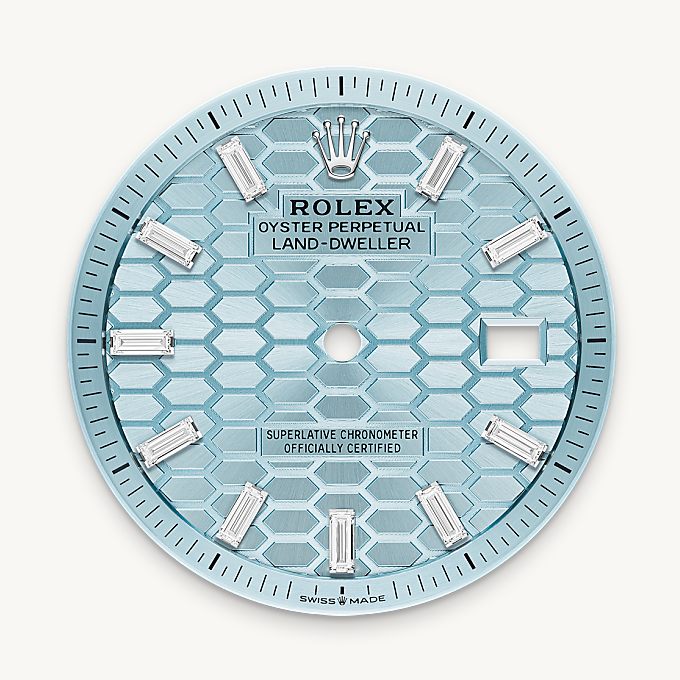 Rolex Land-Dweller 36, Ice-Blue Dial