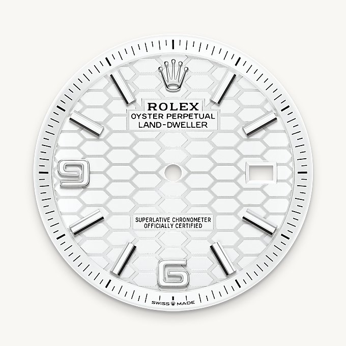 Rolex Land-Dweller 40, Intense white dial