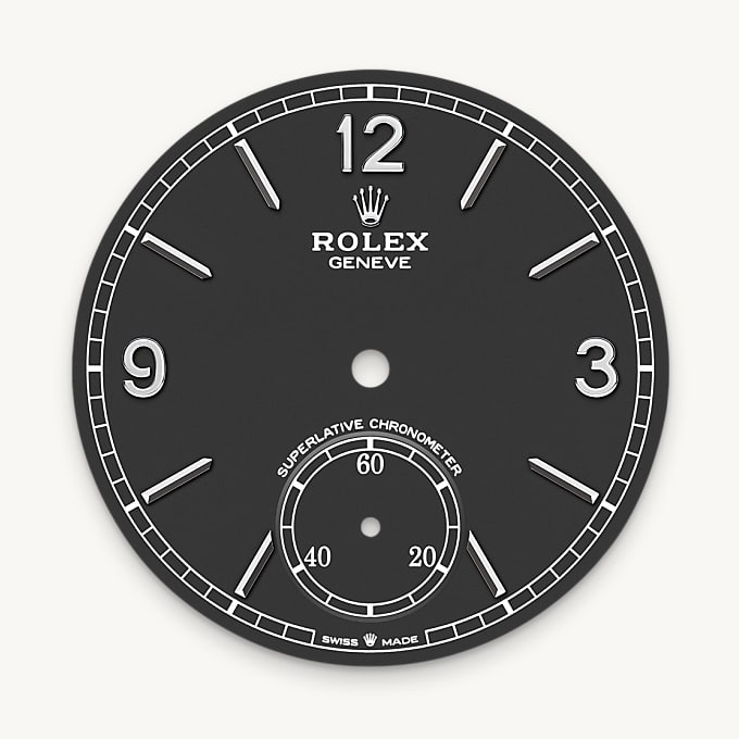 Rolex 1908, Intense black dial
