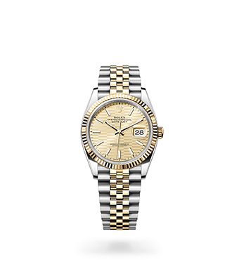 Rolex Datejust 36 - Oyster, 36 mm, acero Oystersteel y oro amarillo